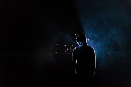 man in mask